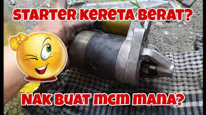 Starter motor berat